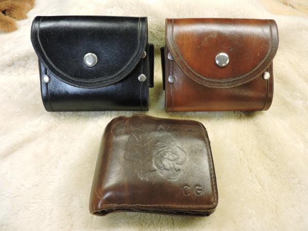 Leather pouches and cases