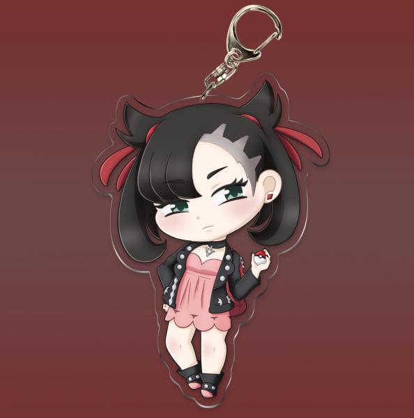 Pokemon Marnie Double Sided Acrylic Keychain picture