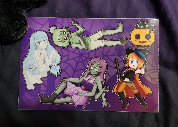 Halloween Anime Sticker Sheet picture
