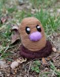 Felted Brown Ground Creature