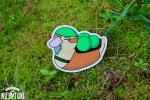 Cabbage Baby Turtle Duck 3" Vinyl Sticker