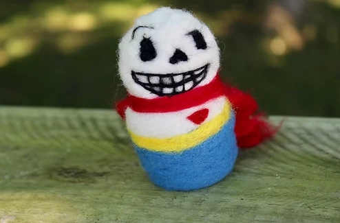 Felted Papyrus Sculpture