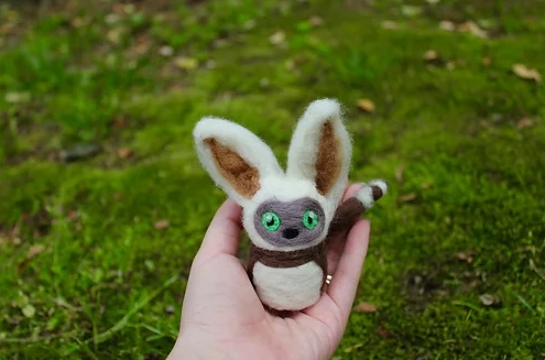 Felted Avatar Winged Lemur picture