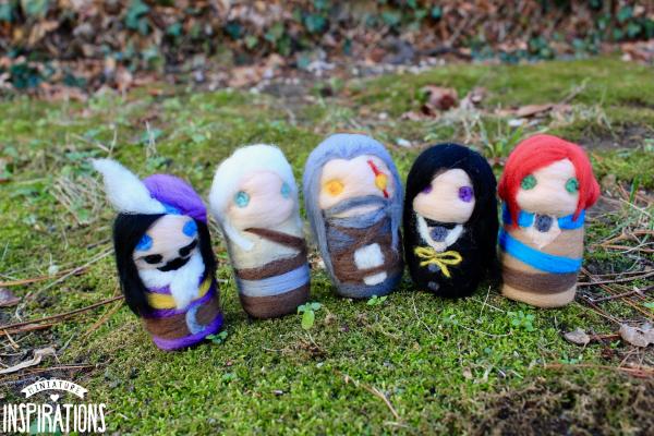 Felted Witcher Sculpture (Choose Your Character)
