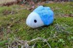 Felted Ice Bug Creature