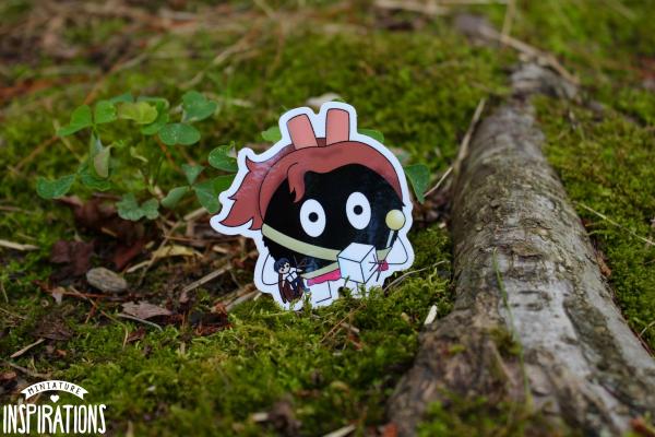 Soot Sprite Tiny Borrower 2.5" Vinyl Sticker