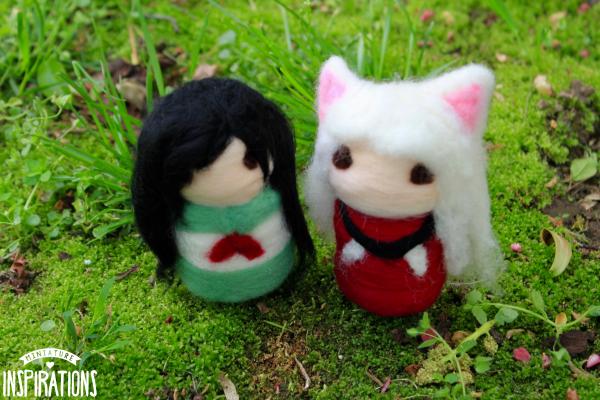 Felted Inuyasha Sculpture (Choose Your Character)