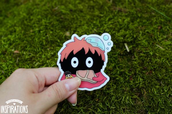 Soot Sprite Ham Mermaid 2.5" Vinyl Sticker picture