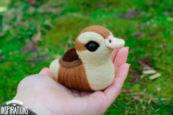 Felted Baby Turtle Duck picture