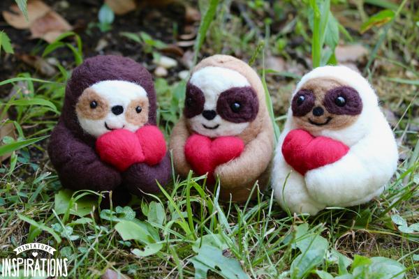 Felted Sloth (Choose Your Color) picture