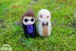 Felted Good Omens Sculpture (Choose Your Character)