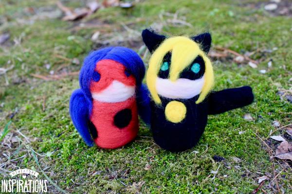 Felted Miracle Ladybug Sculpture (Choose Your Character)