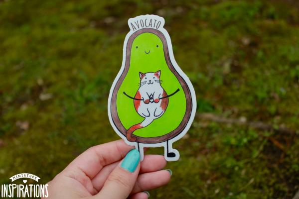 Avocato 4" Vinyl Sticker