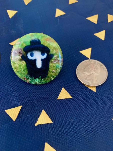 Plague Doctor 1.5" Button