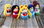 Felted Sailor Moon Sculpture (Choose Your Character)