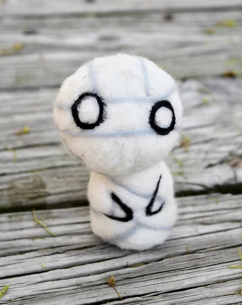 Felted Baby Mummy picture