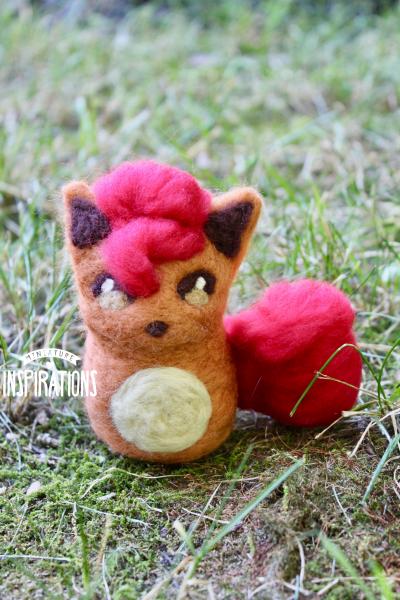Felted Red Fire Fox