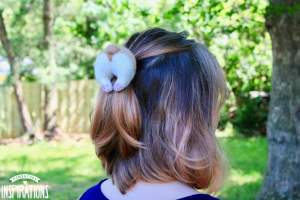 Felted Corgi Butt Hair Clip or Pin picture