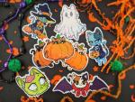 Nyalloween Holo Stickers