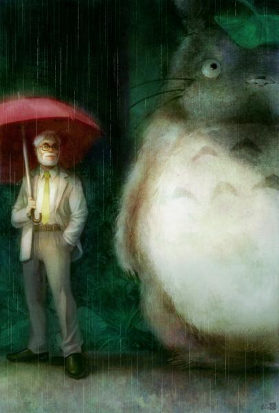 Mr. Miyazaki (Studio Ghibli, Totoro) ∙ 11x17 picture