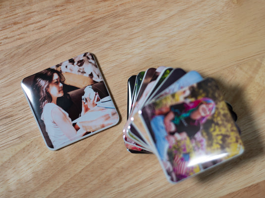 Personalized Photo Magnets Set of 9 picture