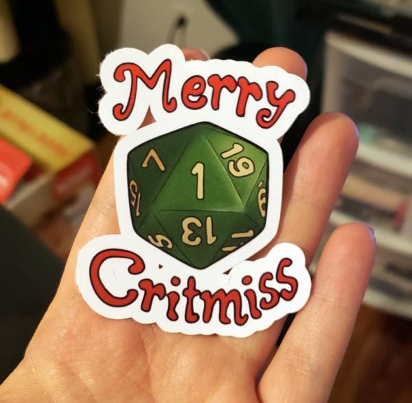 Merry Critmiss Sticker