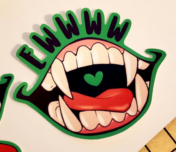 Monster Teeth stickers picture