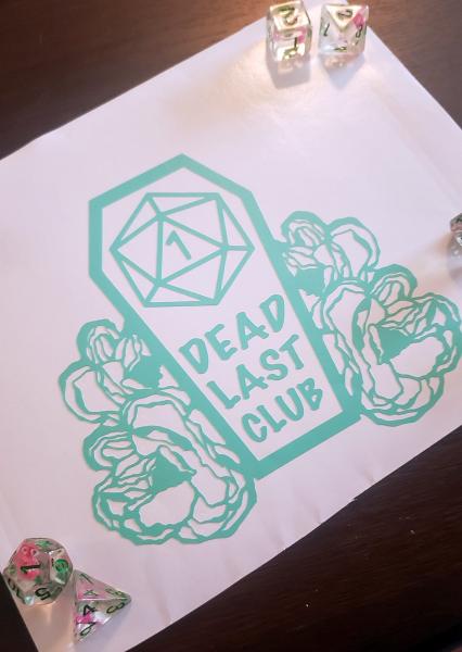 DEAD LAST CLUB Vinyl Decal picture