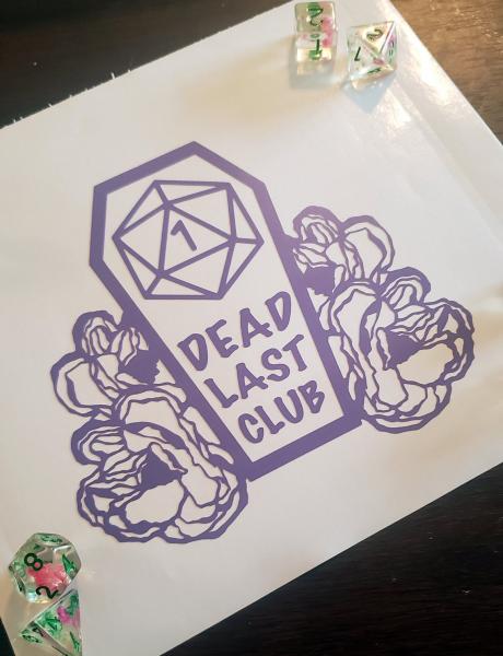 DEAD LAST CLUB Vinyl Decal picture