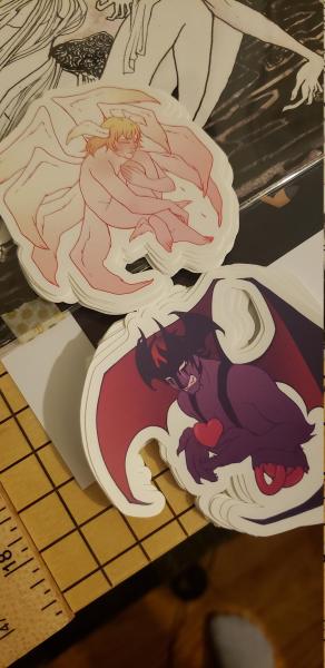 Devilman Satan and Amon Sticker Set