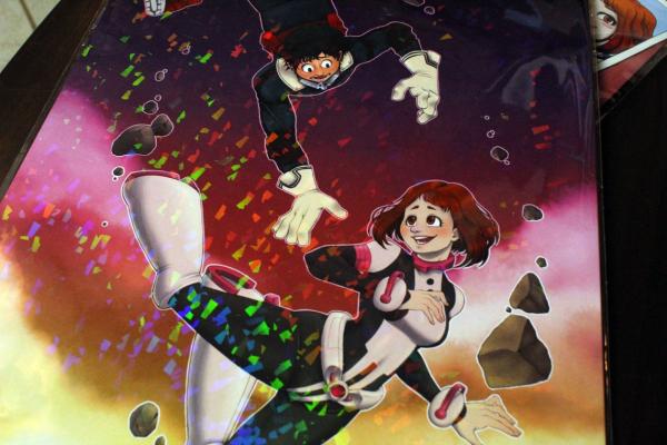 Holographic BNHA Uraraka & Midoriya print picture