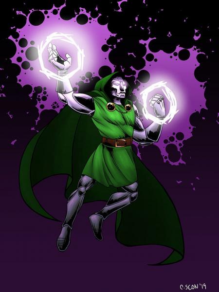 Dr Doom art print picture