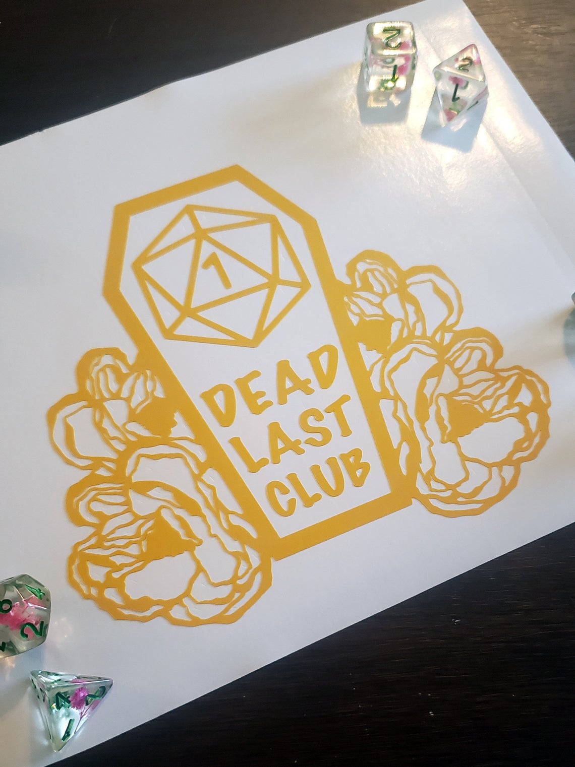 DEAD LAST CLUB Vinyl Decal picture
