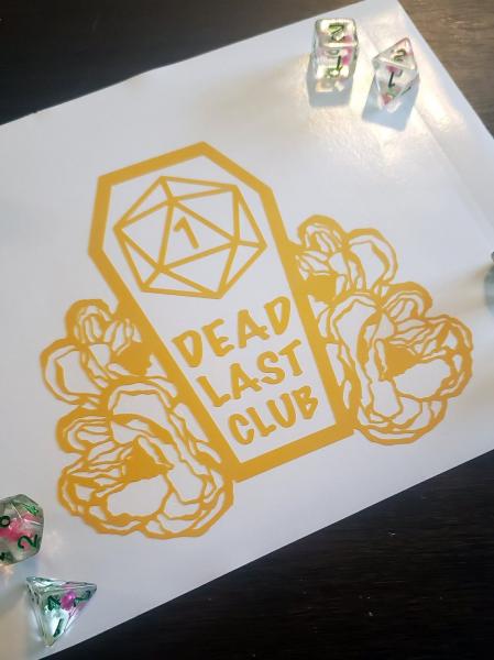 DEAD LAST CLUB Vinyl Decal picture