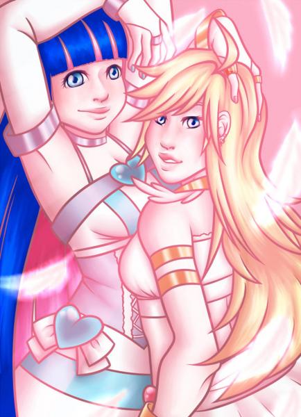 Anarchy Sisters Panty and Stocking mini print