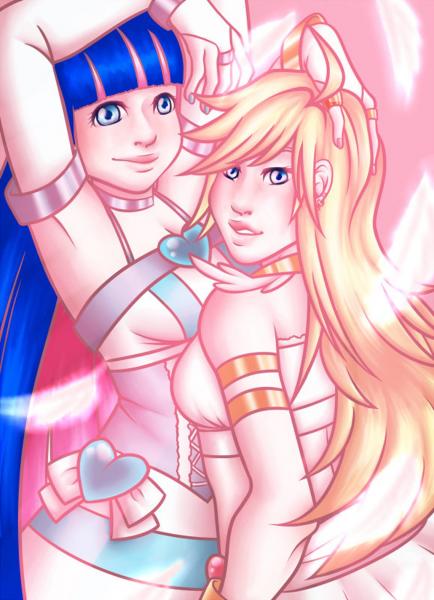 Anarchy Sisters Panty and Stocking mini print picture