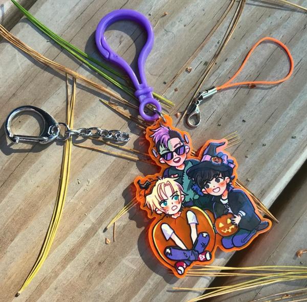 PREORDER: Boo-nana Fish Fluorescent Orange Charm picture