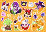 Spooky Virtual Pet Sticker Sheet