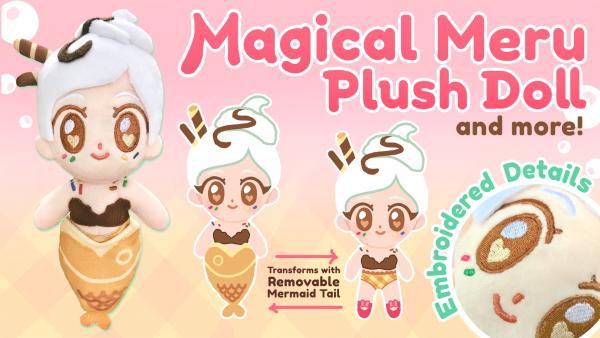 Magical Meru Ice Cream Mermaid Plush picture