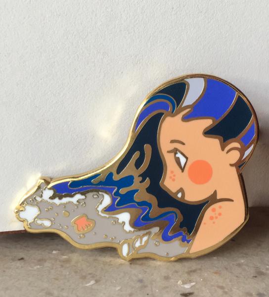 Seashore Enamel Pin picture