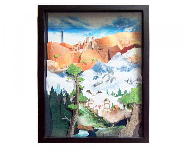 Horizon Zero Dawn Shadowbox Art