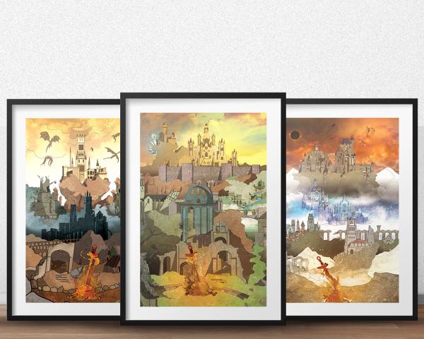 Dark Souls - Art Print Bundle