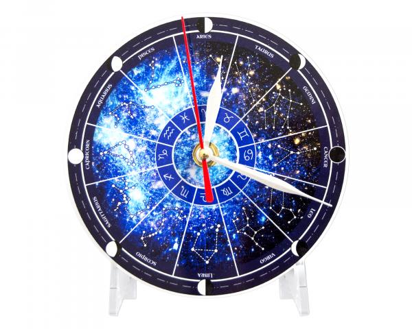 Astrology Acrylic Desk Clock