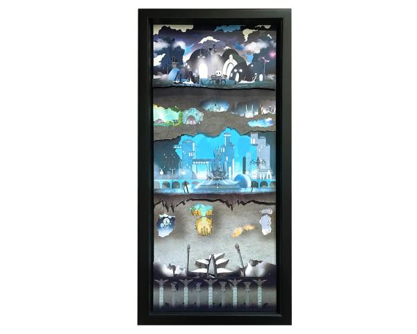 Hollow Knight - Hallownest - Shadowbox Art