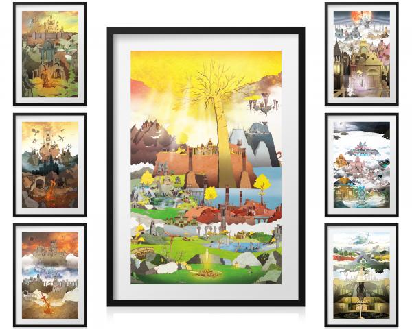 Souls Bourne Complete Art Print Bundle