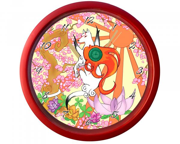 Okami Wall Clock picture