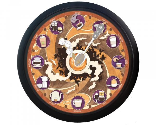 Coffee Time - Wall Clock picture