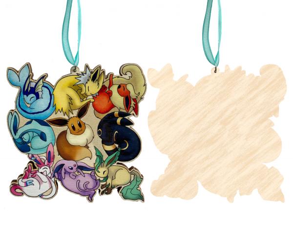 Pokemon Wooden Ornament Set picture