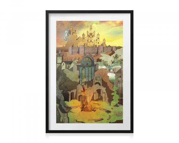Dark Souls 1 - Firelink Shrine - Art Print
