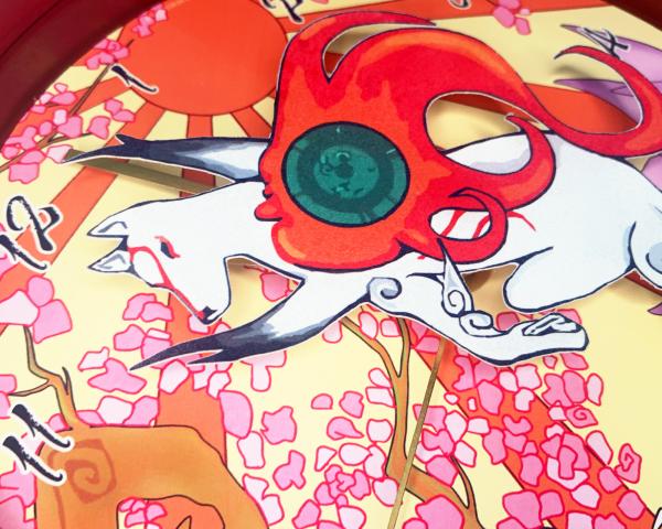 Okami Wall Clock picture